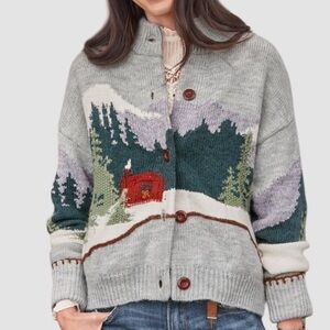 NWT Sundance Secret Cabin Cardigan Sweater Size L